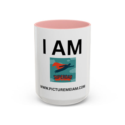 I AM Duper Dad Inspirational Accent Coffee Mug - 11/15oz