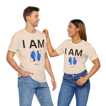 I AM Pisces Unisex Short Sleeve Tee