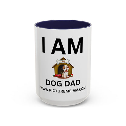 I AM Dog Dad Inspirational Accent Coffee Mug - 11/15oz