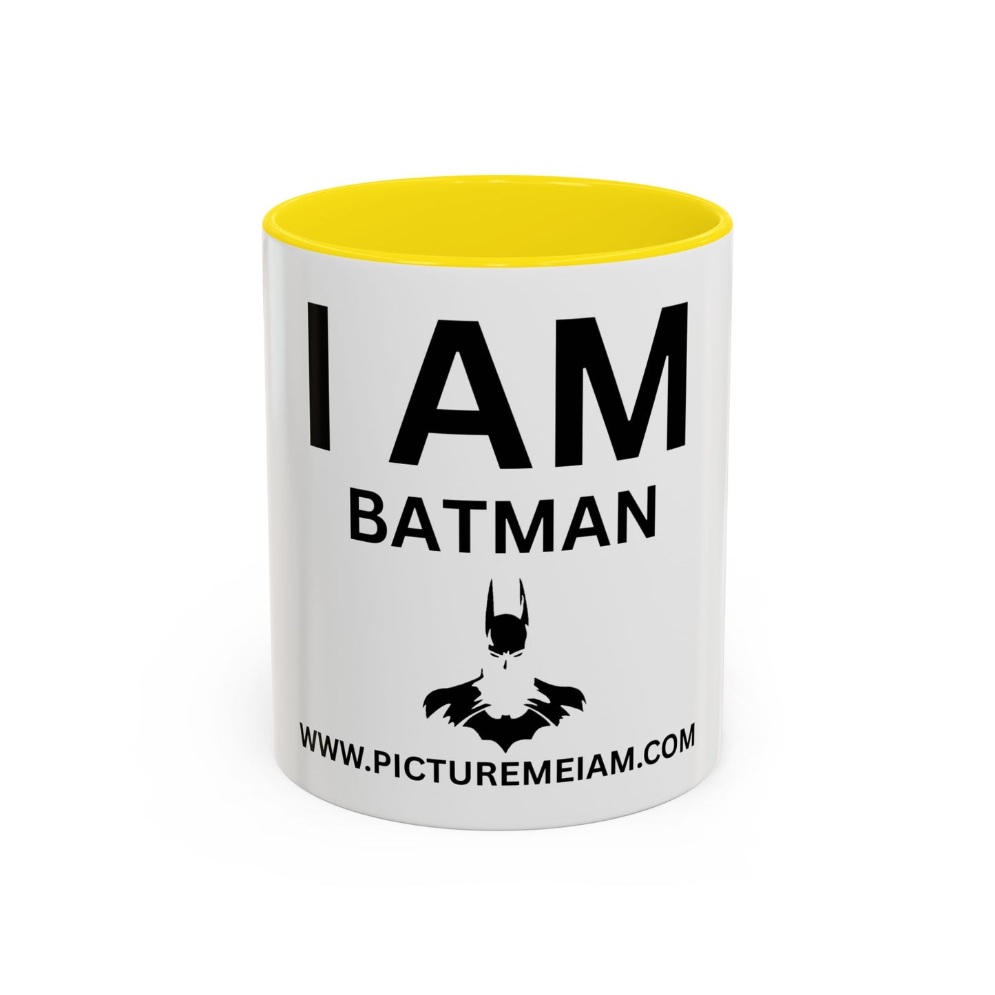 I AM Batman Inspirational Accent Coffee Mug - 11/15oz