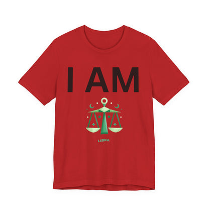 I AM Libra Unisex Short Sleeve Tee