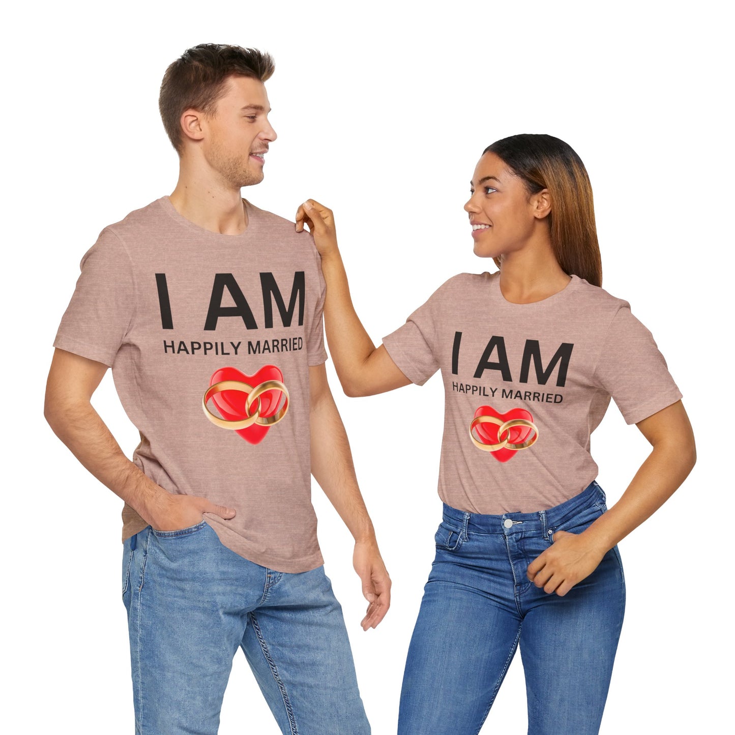 I AM Happily Unisex Short Sleeve Tee