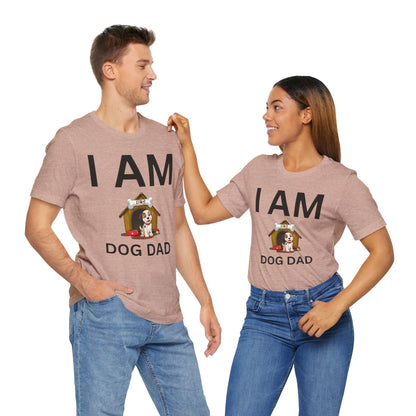 I AM Dog Dad Short Sleeve Tee