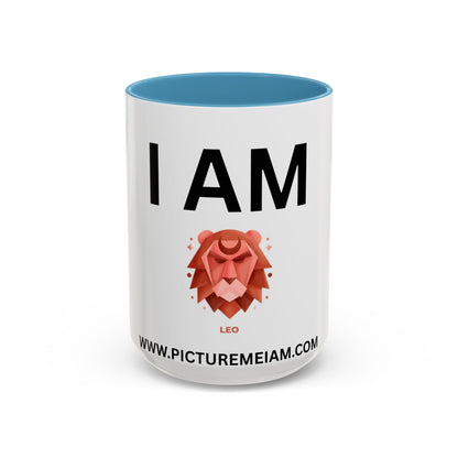 I AM Leo Inspirational Accent Coffee Mug - 11/15oz