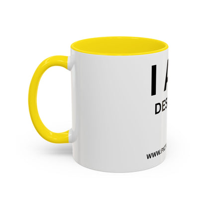 I AM Designer Inspirational Accent Coffee Mug - 11/15oz