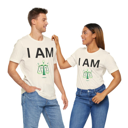 I AM Libra Unisex Short Sleeve Tee