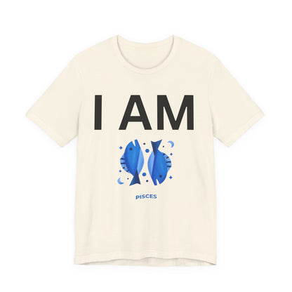 I AM Pisces Unisex Short Sleeve Tee