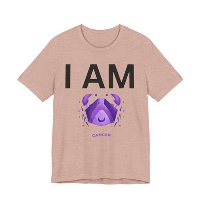I AM Cancer Unisex Short Sleeve Tee