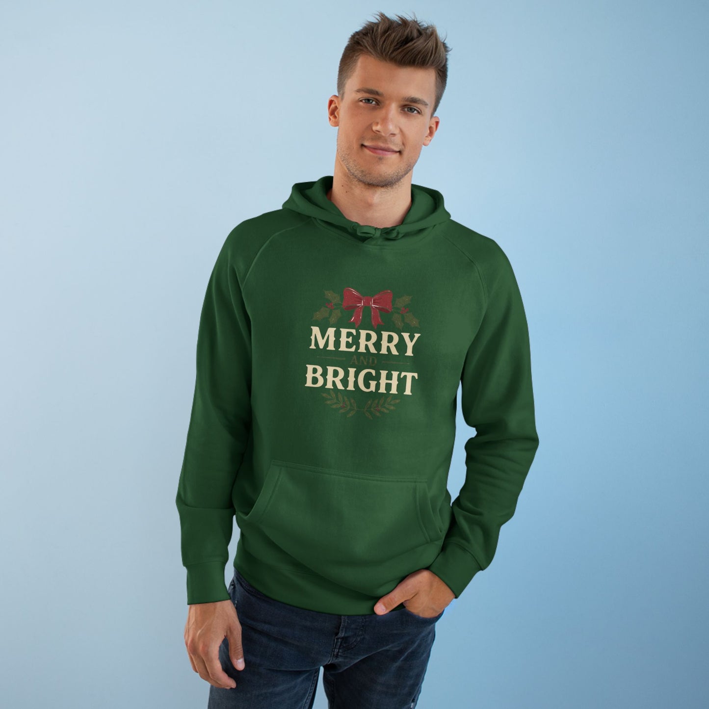 Merry and Bright Holiday Hoodie