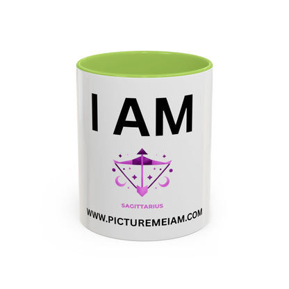 I AM Sagittarius Inspirational Accent Coffee Mug - 11/15oz