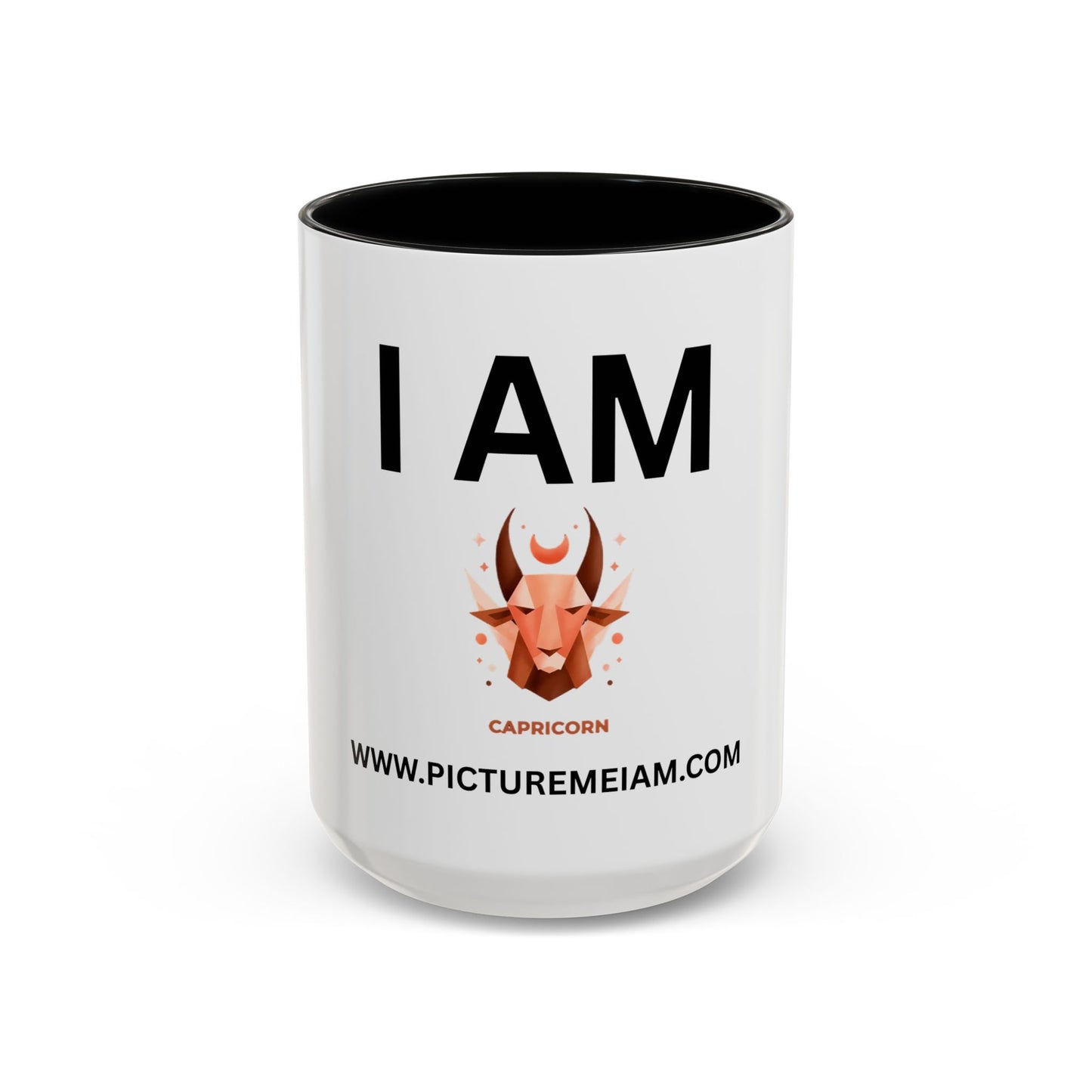I AM Capricorn Inspirational Accent Coffee Mug - 11/15oz