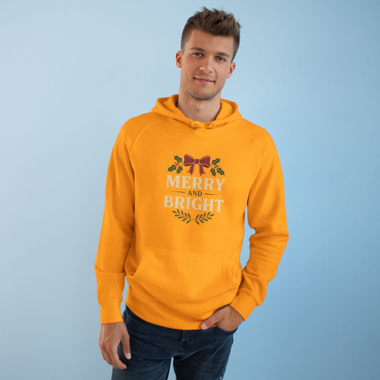 Merry and Bright Holiday Hoodie