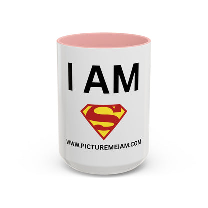 I AM Suprman Inspirational Accent Coffee Mug - 11/15oz