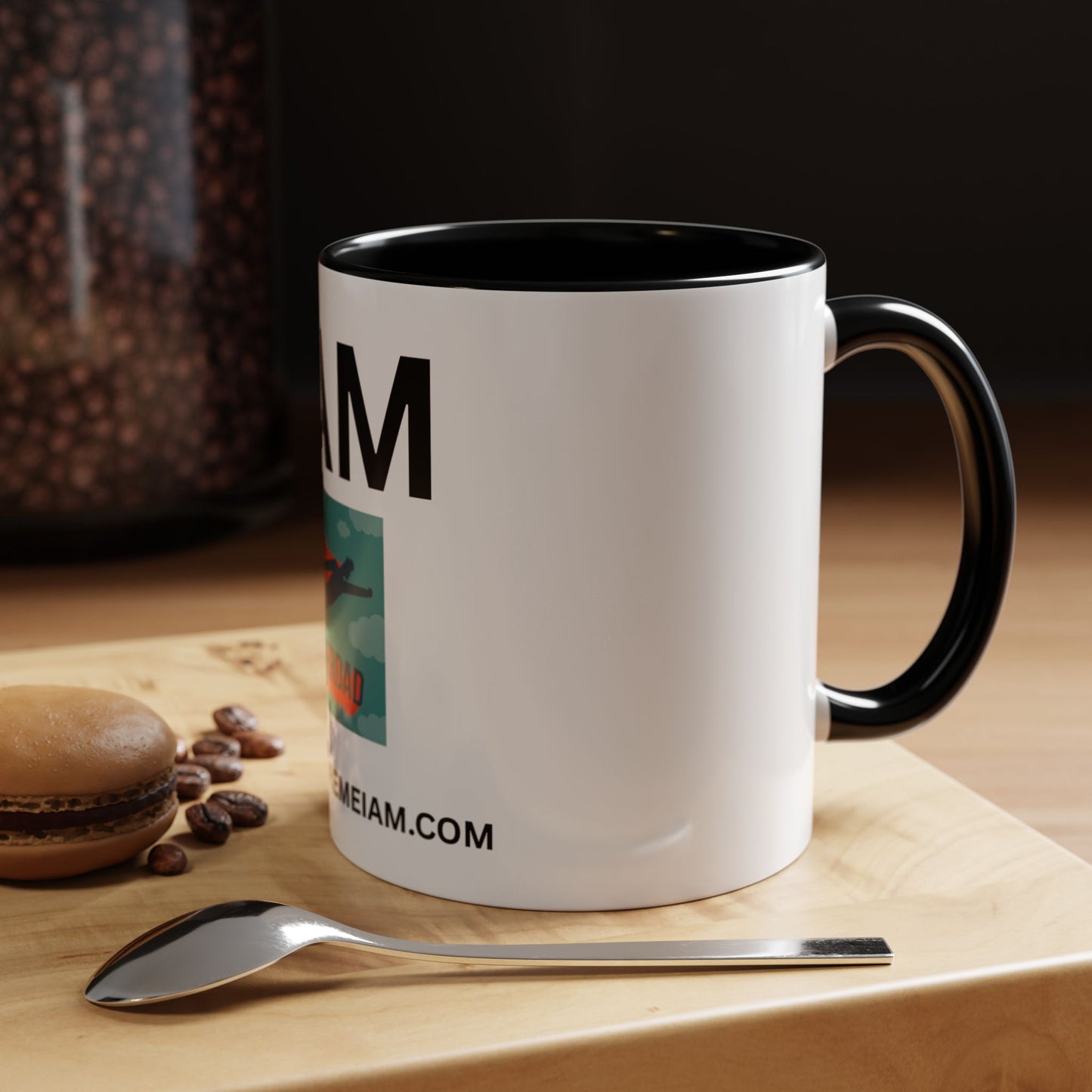 I AM Duper Dad Inspirational Accent Coffee Mug - 11/15oz