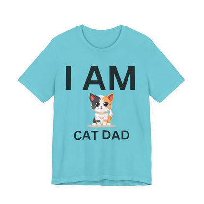 I AM Cat Dad Short Sleeve Tee