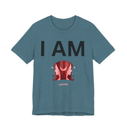I AM Gemini Unisex Short Sleeve Tee
