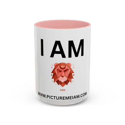 I AM Leo Inspirational Accent Coffee Mug - 11/15oz