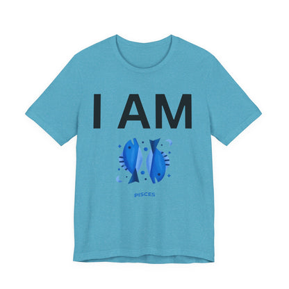 I AM Pisces Unisex Short Sleeve Tee