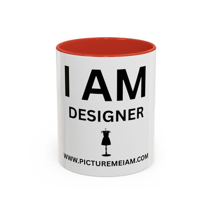 I AM Designer Inspirational Accent Coffee Mug - 11/15oz