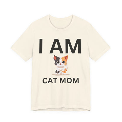 I AM Cat Mom Short Sleeve Tee