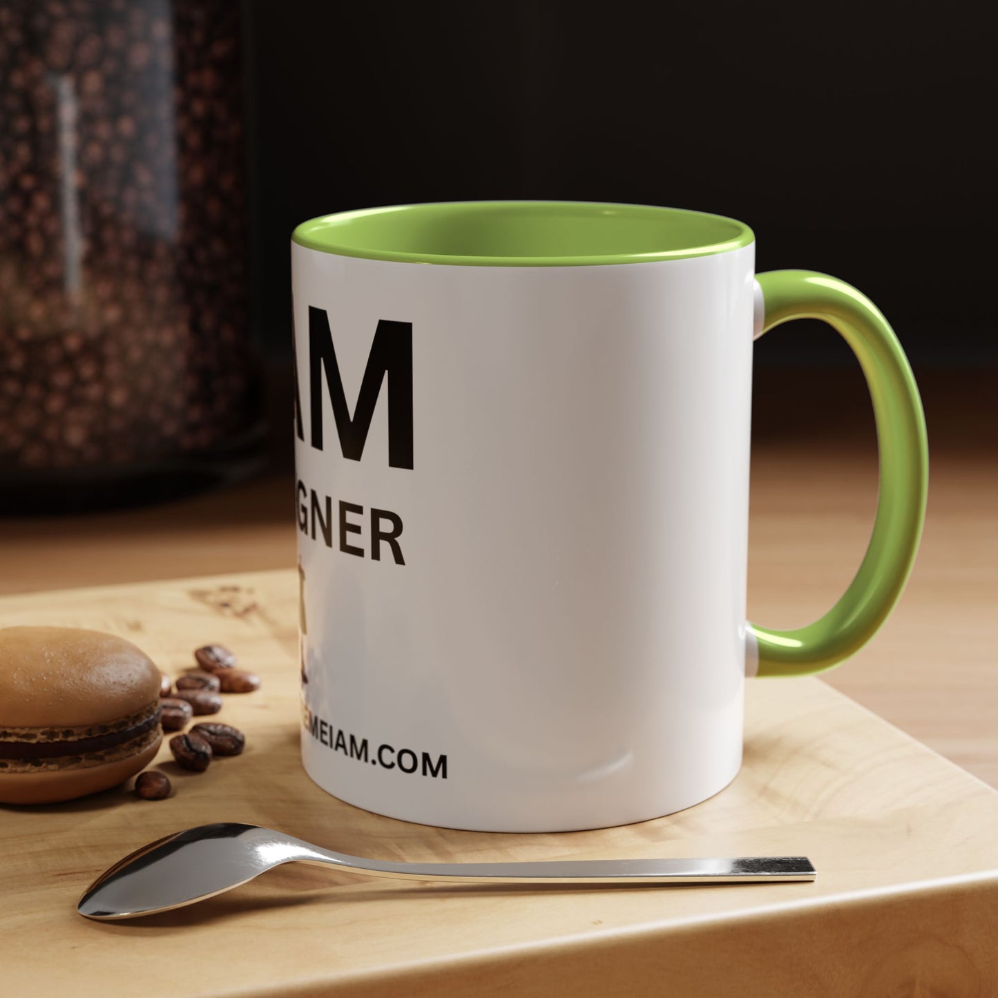 I AM Designer Inspirational Accent Coffee Mug - 11/15oz