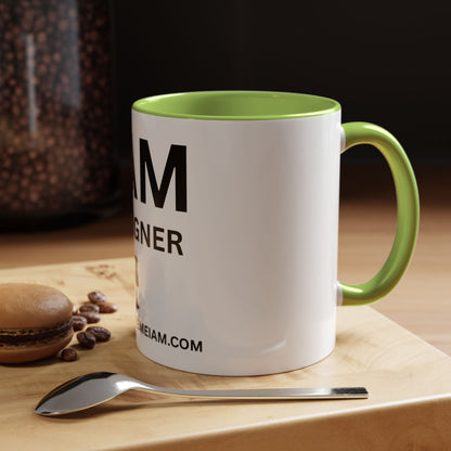 I AM Designer Inspirational Accent Coffee Mug - 11/15oz