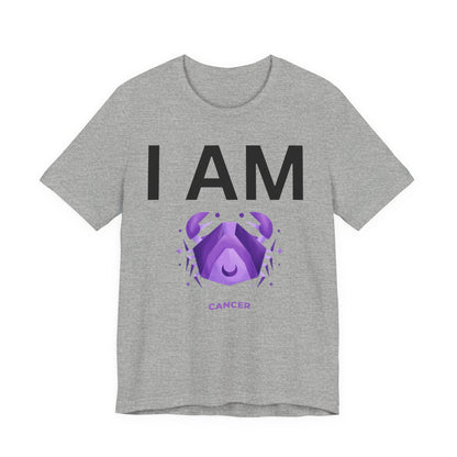 I AM Cancer Unisex Short Sleeve Tee