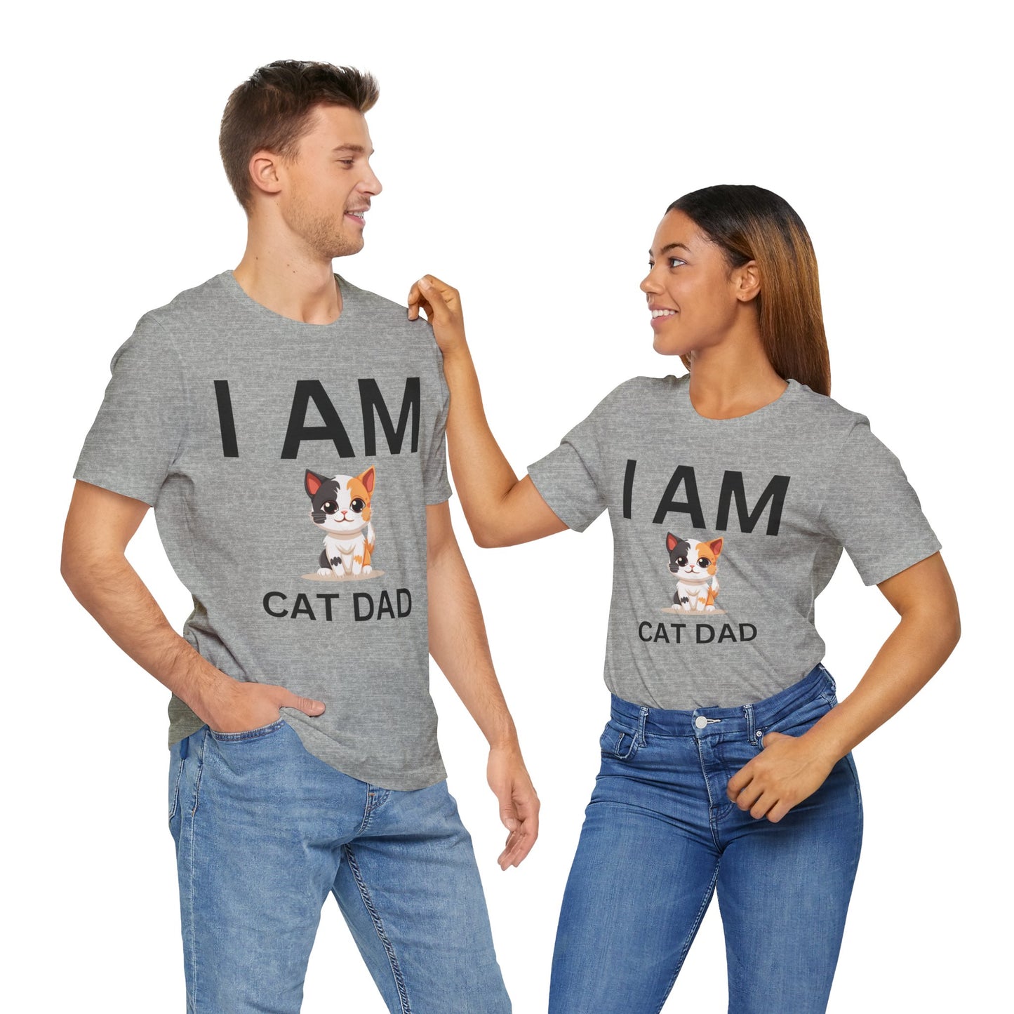 I AM Cat Dad Short Sleeve Tee
