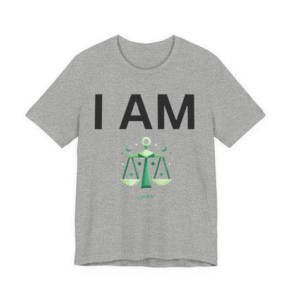 I AM Libra Unisex Short Sleeve Tee