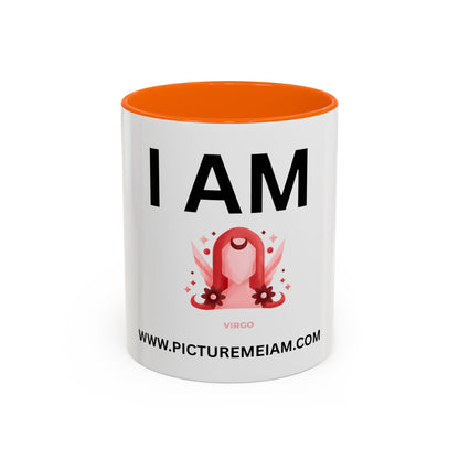 I AM Virgo Inspirational Accent Coffee Mug - 11/15oz