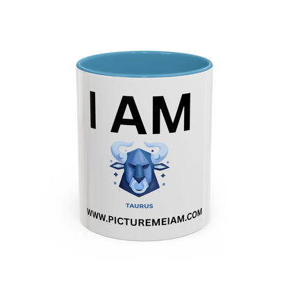 I AM Taurus Inspirational Accent Coffee Mug - 11/15oz