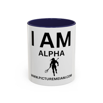 I AM Alpha Men Inspirational Accent Coffee Mug - 11/15oz