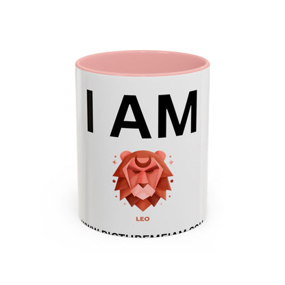 I AM Leo Inspirational Accent Coffee Mug - 11/15oz