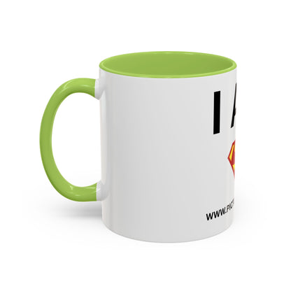 I AM Suprman Inspirational Accent Coffee Mug - 11/15oz
