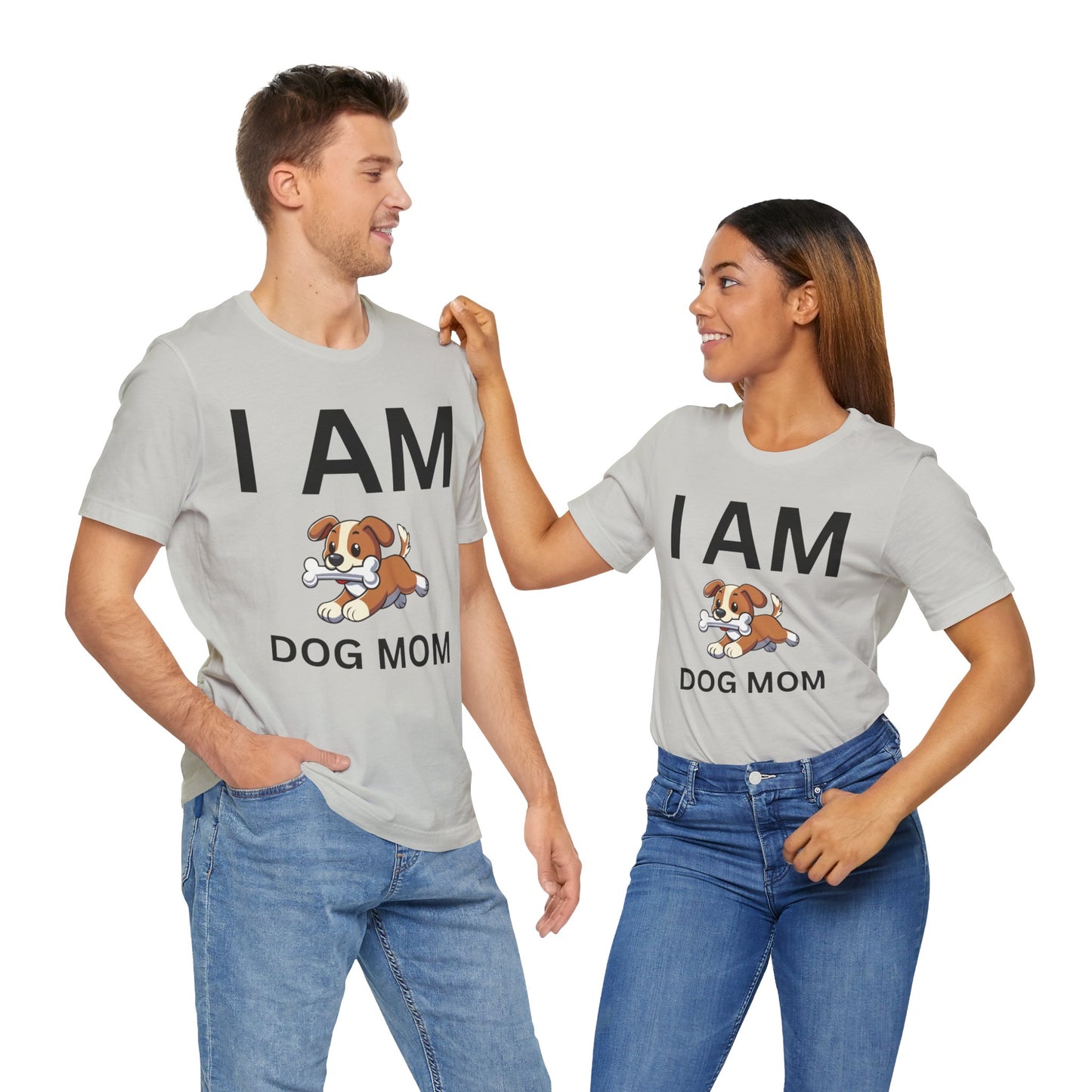 I AM Dog Mom Short Sleeve Tee