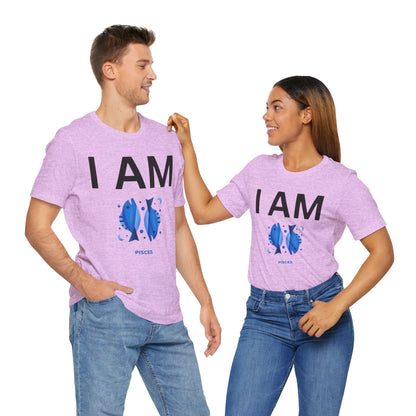 I AM Pisces Unisex Short Sleeve Tee