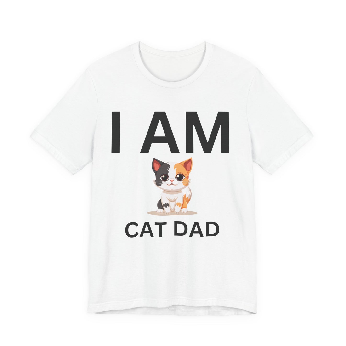 I AM Cat Dad Short Sleeve Tee