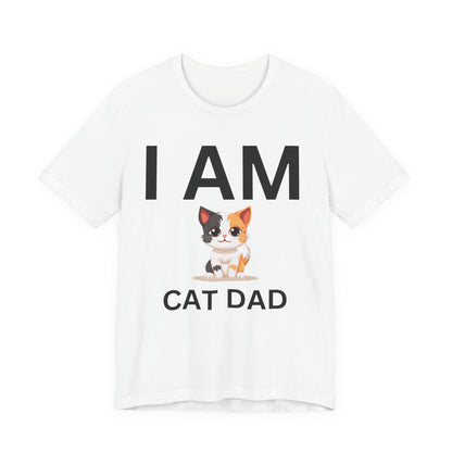 I AM Cat Dad Short Sleeve Tee