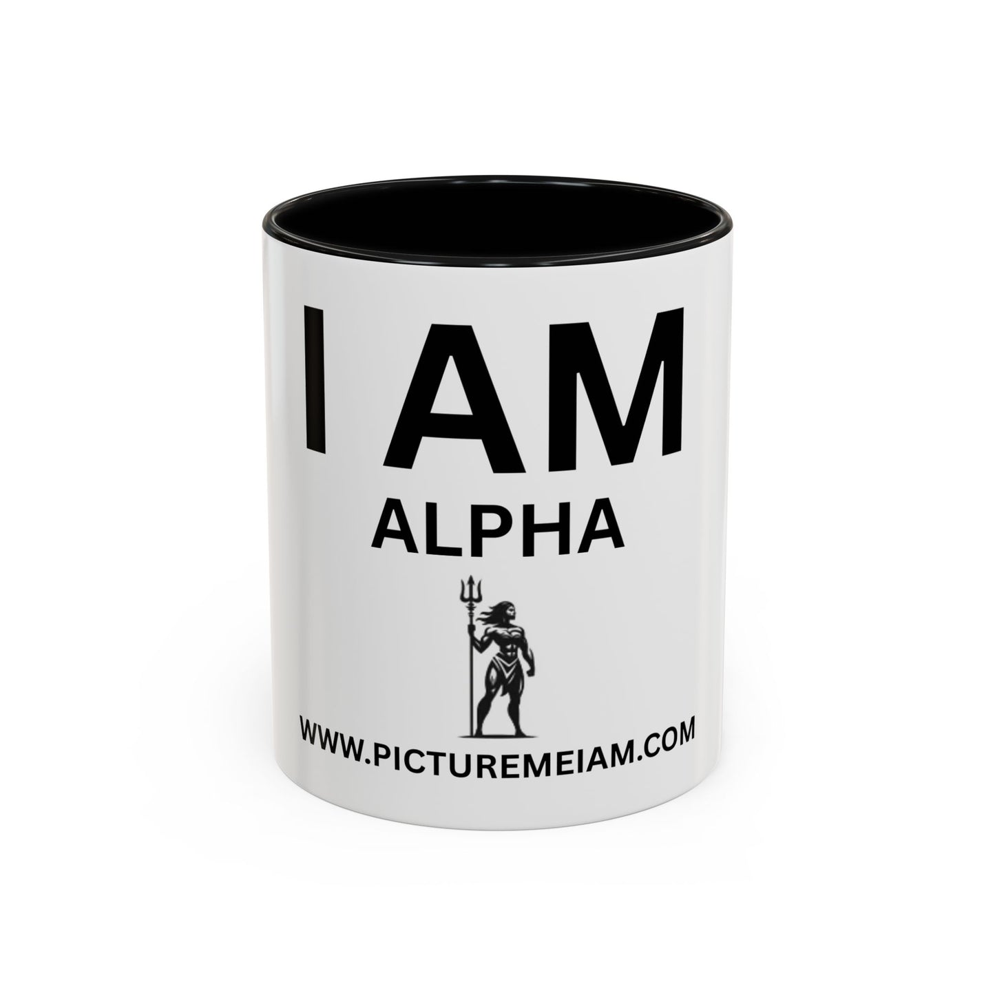 I AM Alpha Women Inspirational Accent Coffee Mug - 11/15oz