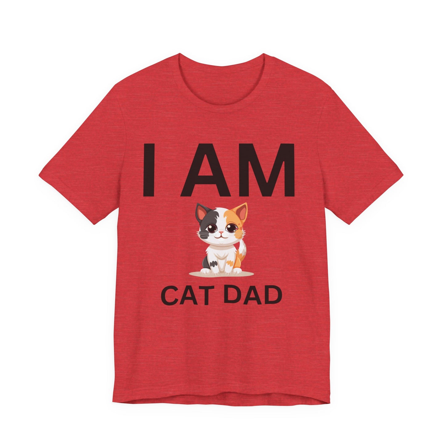 I AM Cat Dad Short Sleeve Tee