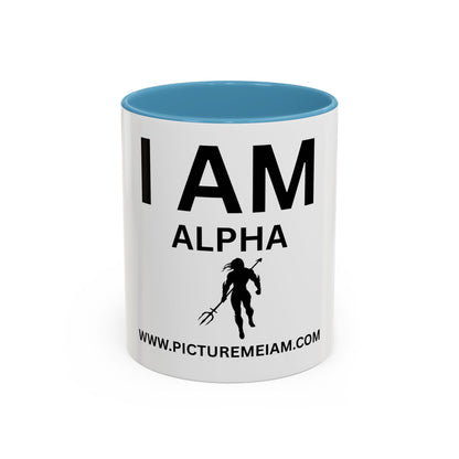 I AM Alpha Men Inspirational Accent Coffee Mug - 11/15oz