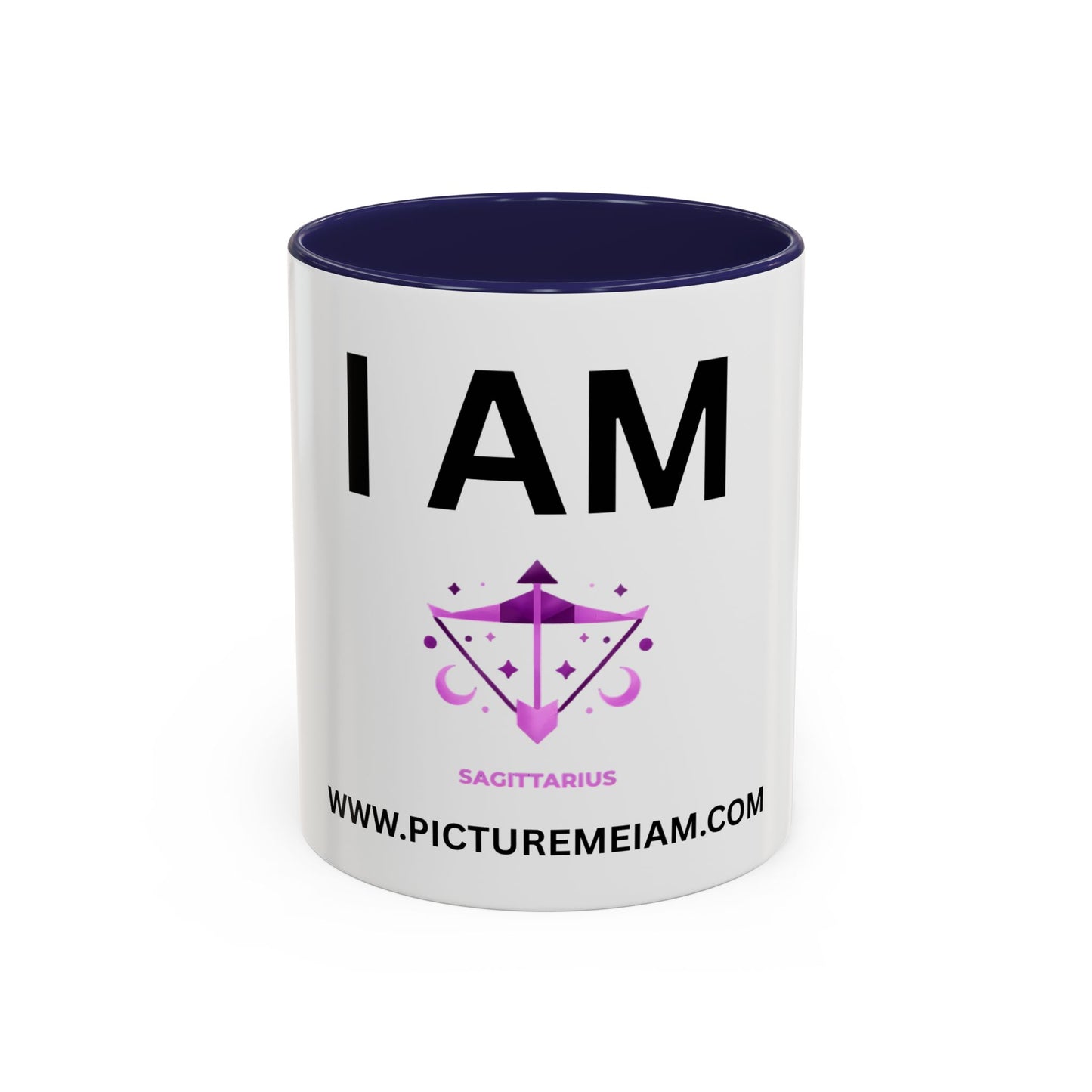 I AM Sagittarius Inspirational Accent Coffee Mug - 11/15oz