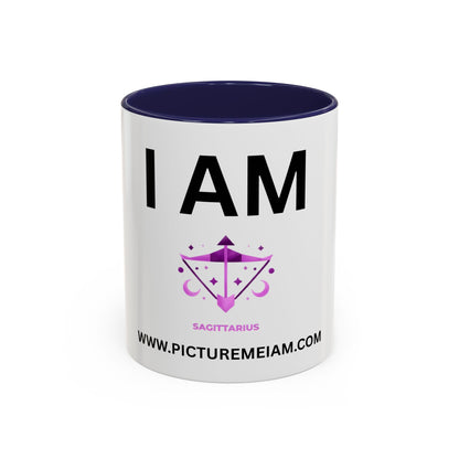I AM Sagittarius Inspirational Accent Coffee Mug - 11/15oz