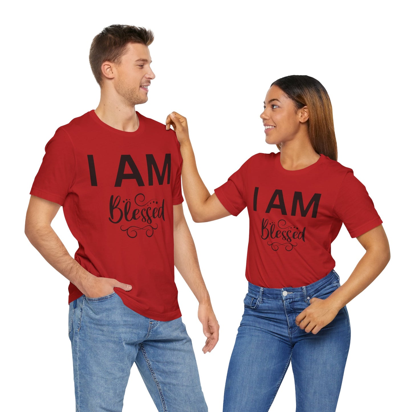 I AM Blessed Unisex Short Sleeve Tee