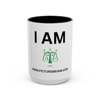 I AM Libra Inspirational Accent Coffee Mug - 11/15oz