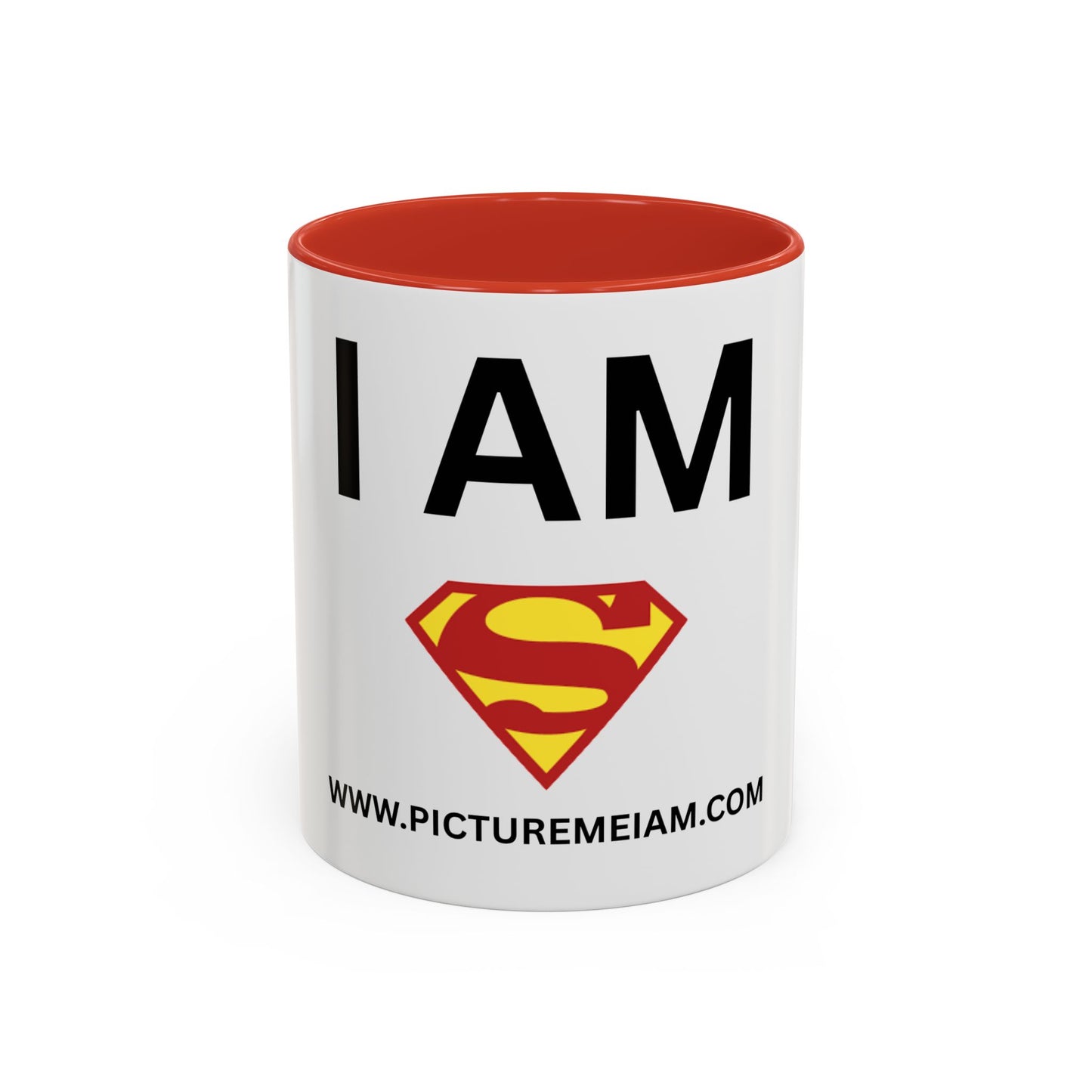 I AM Suprman Inspirational Accent Coffee Mug - 11/15oz