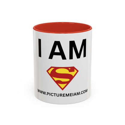 I AM Suprman Inspirational Accent Coffee Mug - 11/15oz