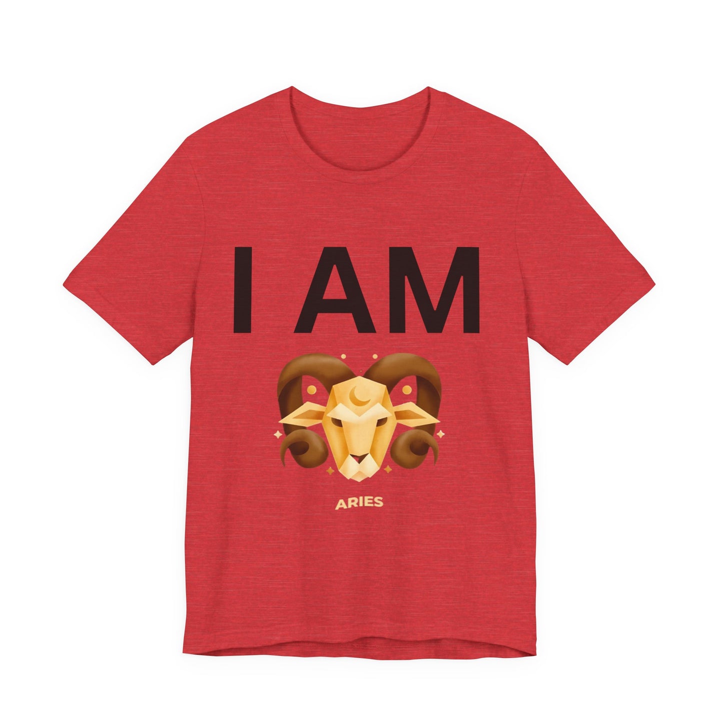 I AM Aries Unisex Short Sleeve Tee