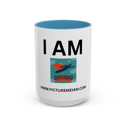 I AM Duper Dad Inspirational Accent Coffee Mug - 11/15oz
