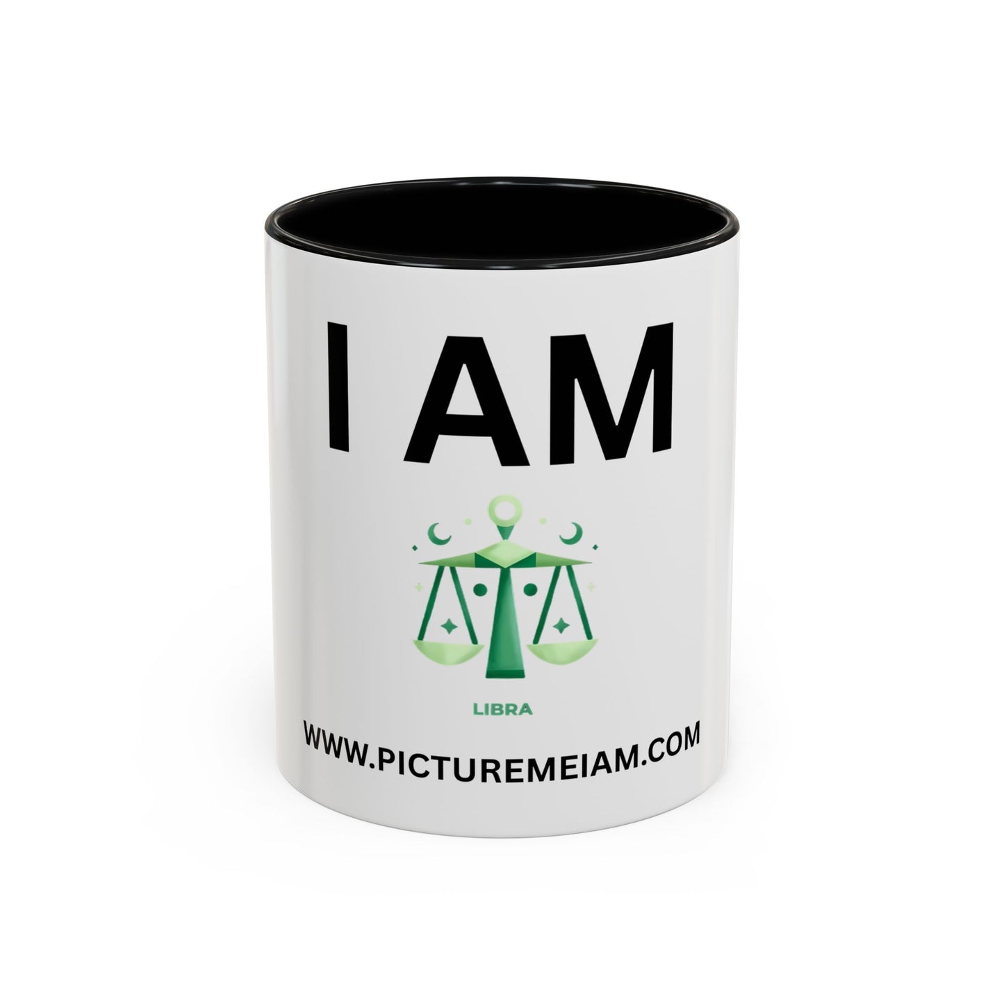 I AM Libra Inspirational Accent Coffee Mug - 11/15oz